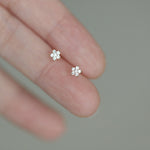 Load image into Gallery viewer, MINI STAR DIAMOND STUD EARRINGS - Luminous Amore
