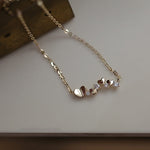 Load image into Gallery viewer, SCATTER HEART BAR NECKLACE - Luminous Amore
