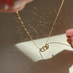 Load image into Gallery viewer, DUAL GOLD MAILLON NECKLACE - Luminous Amore
