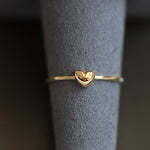 Load image into Gallery viewer, SINGLE HEART CHAIN RING - Luminous Amore

