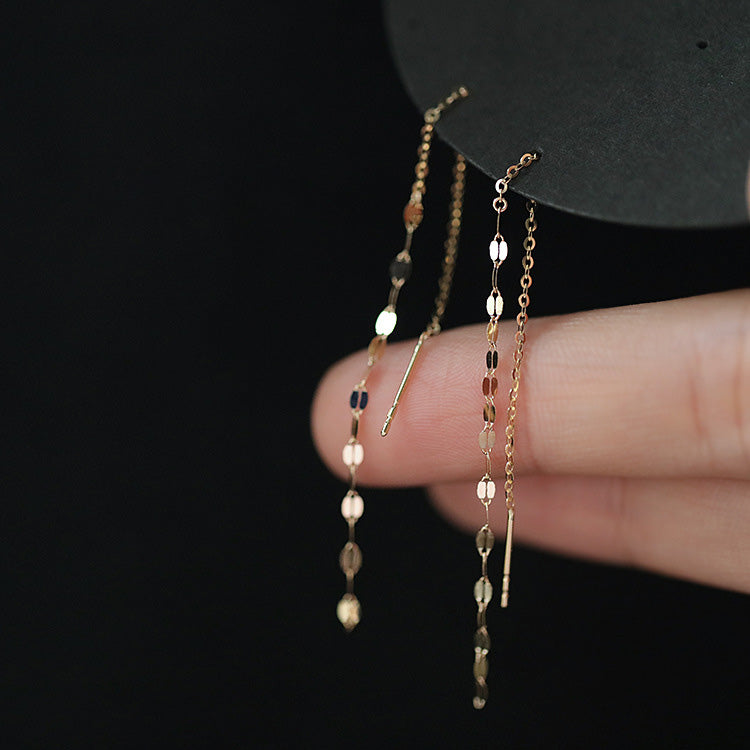 THREADER EARRINGS - Luminous Amore