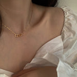 Load image into Gallery viewer, DUAL GOLD MAILLON NECKLACE - Luminous Amore
