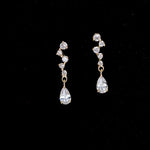Load image into Gallery viewer, TEARDROP CLUSTER STUD EARRINGS - Luminous Amore
