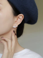 Load image into Gallery viewer, ANGEL&#39;S WINGS STUD EARRINGS - Luminous Amore
