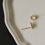 Load image into Gallery viewer, PINE CONE STUD EARRINGS - Luminous Amore
