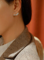 Load image into Gallery viewer, ANGEL&#39;S WINGS STUD EARRINGS - Luminous Amore
