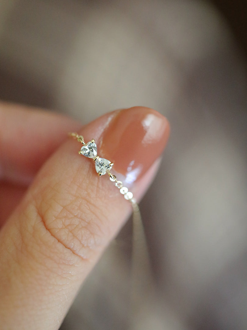 MINI BUTTERFLY DIAMOND BRACELET - Luminous Amore