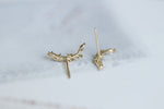 Load image into Gallery viewer, MOON BRANCH STUD EARRINGS - Luminous Amore
