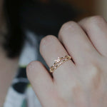 Load image into Gallery viewer, DUO BUTTERFLY RING - Luminous Amore
