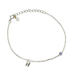 Load image into Gallery viewer, GOLD H INITIAL &amp; DIAMOND BRACELET - Luminous Amore
