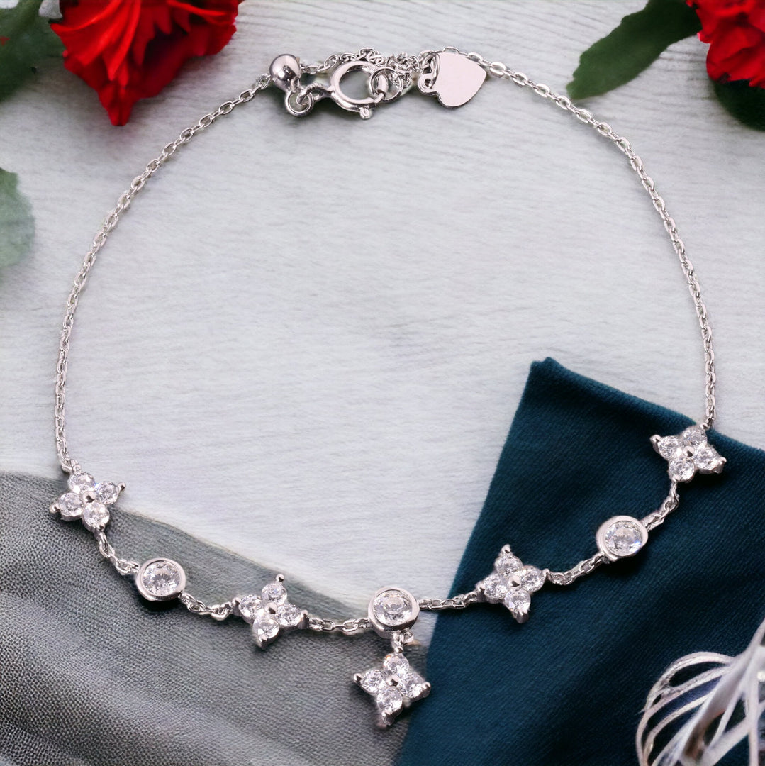 FOUR CLOVER CHAIN BRACELET - Luminous Amore