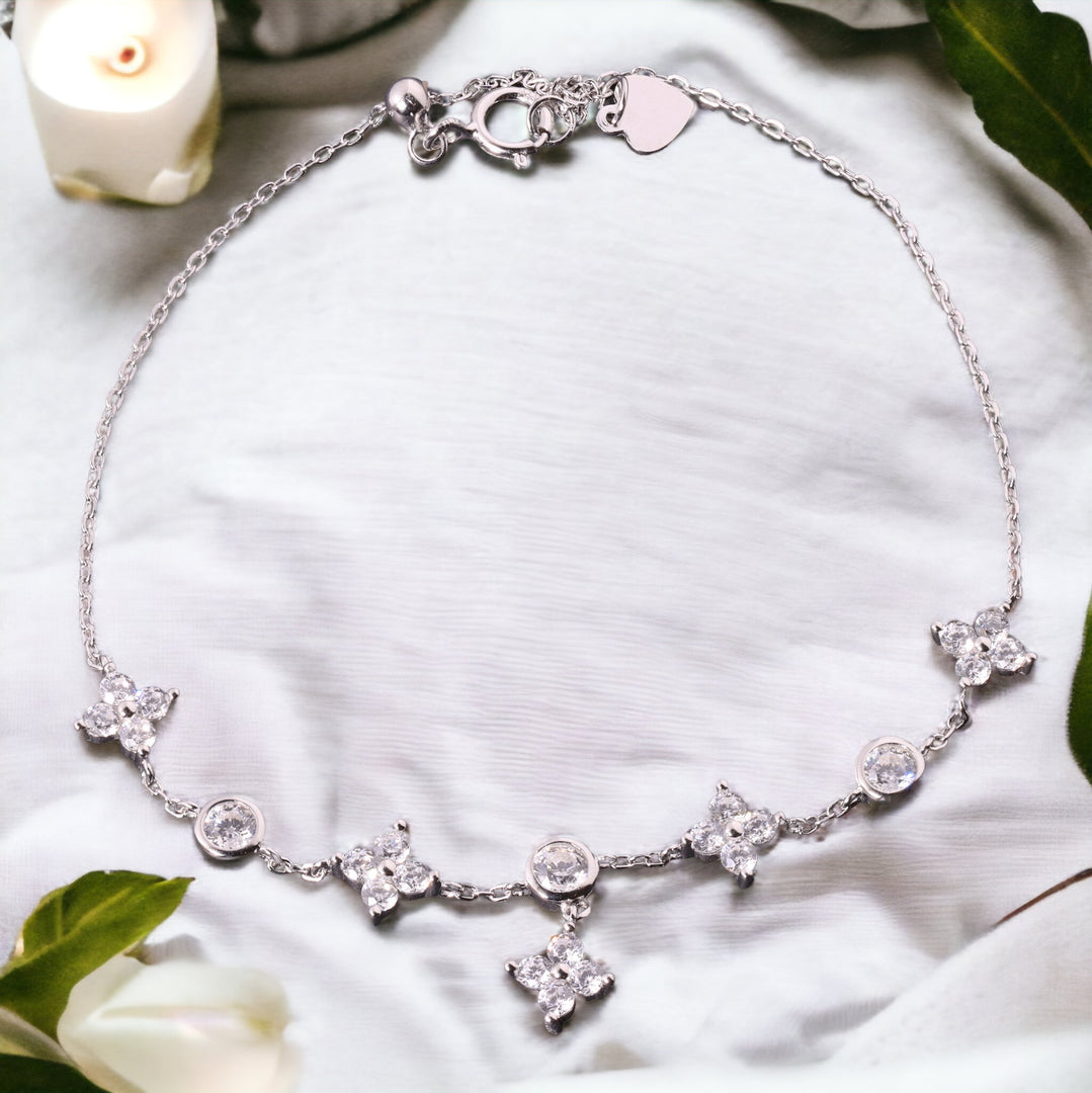 FOUR CLOVER CHAIN BRACELET - Luminous Amore
