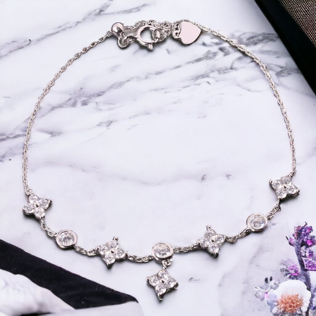 FOUR CLOVER CHAIN BRACELET - Luminous Amore