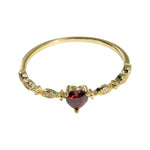Load image into Gallery viewer, RUBY HEART RING - Luminous Amore
