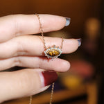 Load image into Gallery viewer, VINTAGE TIGER EYE PENDANT - Luminous Amore

