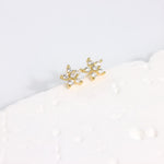 Load image into Gallery viewer, MINI STAR DIAMOND STUD EARRINGS - Luminous Amore
