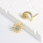 Load image into Gallery viewer, MOONLIGHT HOOP EARRINGS - Luminous Amore
