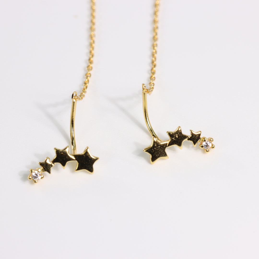 STAR THREAD EARRINGS - Luminous Amore