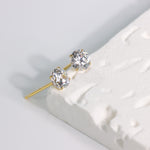 Load image into Gallery viewer, SOLITAIRE STUD EARRINGS - Luminous Amore
