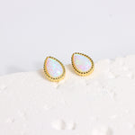 Load image into Gallery viewer, MINI OPAL STUD EARRINGS - Luminous Amore

