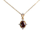 Load image into Gallery viewer, HALO GARNET PENDANT - Luminous Amore
