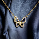 Load image into Gallery viewer, CRYSTAL BUTTERFLY NECKLACE - Luminous Amore
