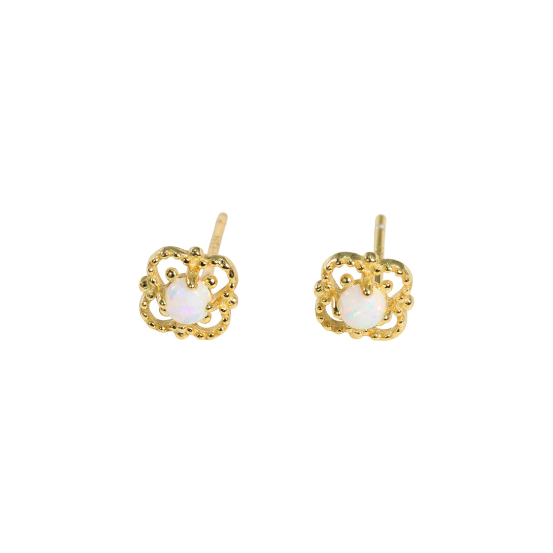 MINI RHOMB STUD EARRINGS - Luminous Amore