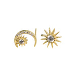 Load image into Gallery viewer, MOONLIGHT HOOP EARRINGS - Luminous Amore

