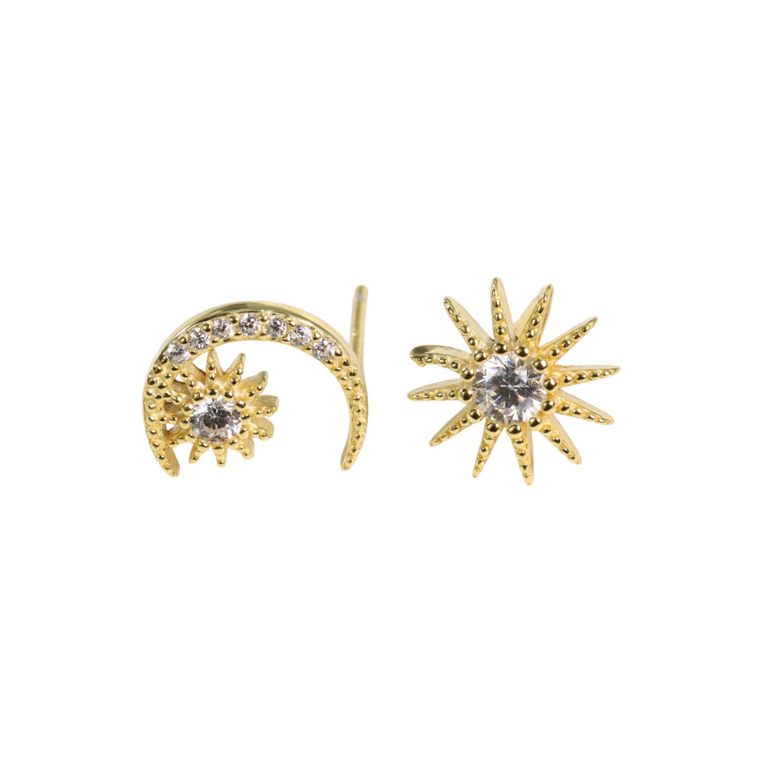 MOONLIGHT HOOP EARRINGS - Luminous Amore