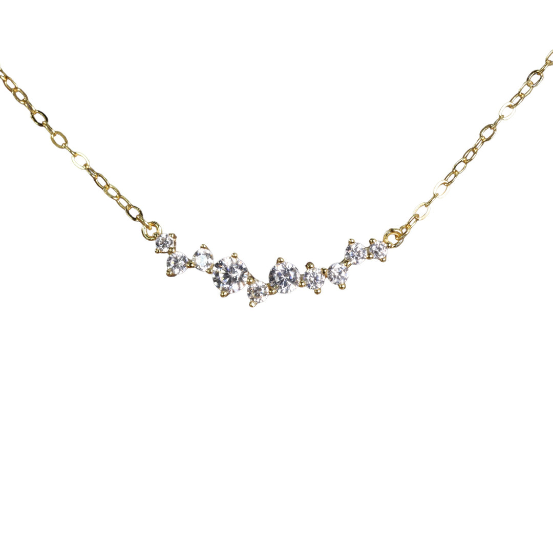 MINI DIAMOND BAR NECKLACE - Luminous Amore