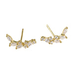 Load image into Gallery viewer, MOON BRANCH STUD EARRINGS - Luminous Amore

