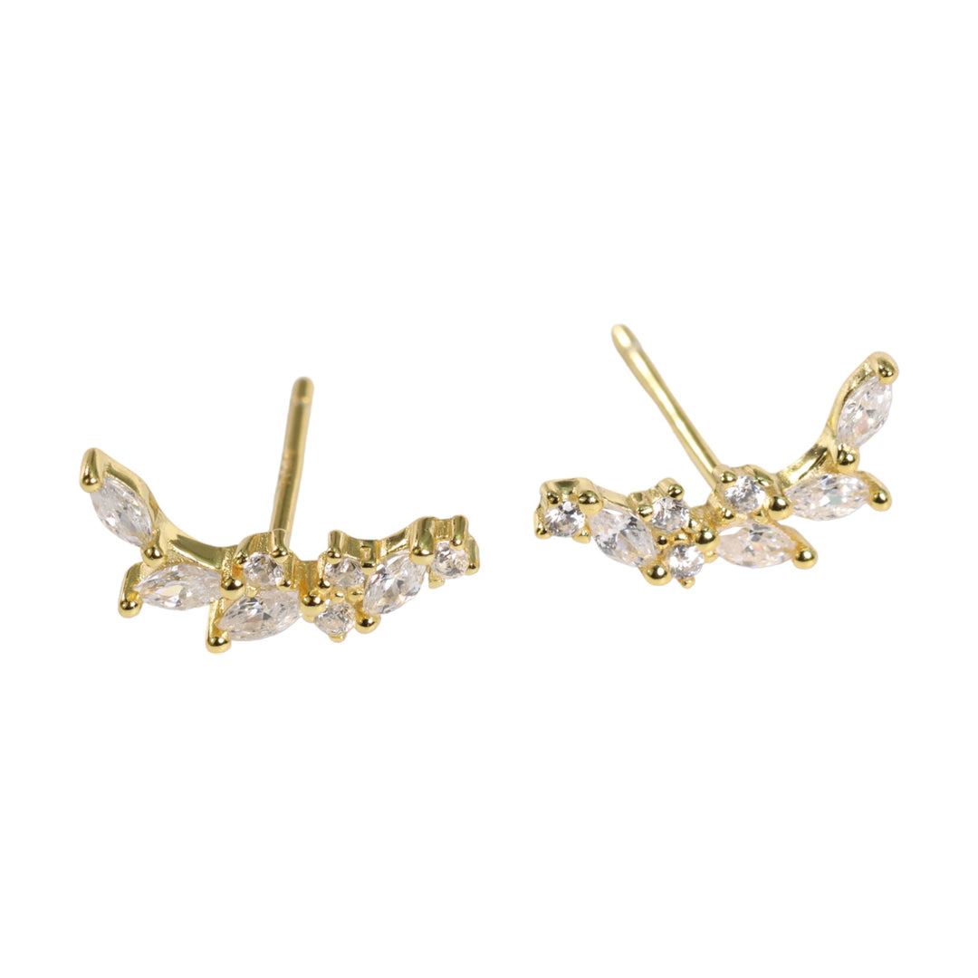 MOON BRANCH STUD EARRINGS - Luminous Amore