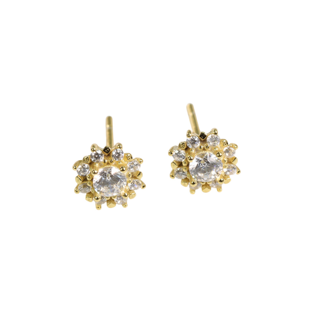 MINI SUN STUD EARRINGS - Luminous Amore