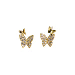Load image into Gallery viewer, MINI DUAL BUTTERFLY EARRINGS - Luminous Amore
