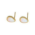 Load image into Gallery viewer, MINI OPAL STUD EARRINGS - Luminous Amore
